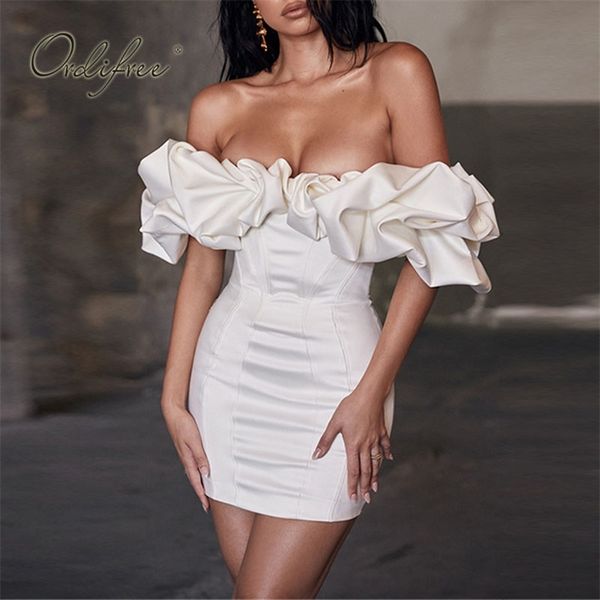 summer elegant women mini party dress off shoulder slash neck red white black bodycon satin pencil 210513, Black;gray
summer elegant women mini party dress off shoulder slash neck red white black bodycon satin pencil 210513, Black;gray