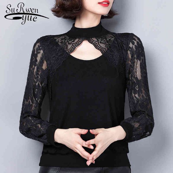 arrival hollow out lace blouse autumn long sleeve female clothes blusas mujer de moda large size 6987 50 210521, White
arrival hollow out lace blouse autumn long sleeve female clothes blusas mujer de moda large size 6987 50 210521, White