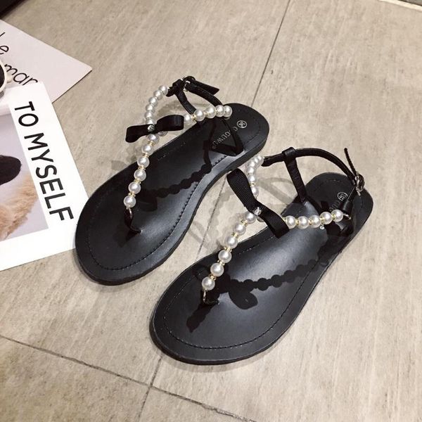 summer women bow-knot crystal sandals female fashion pearl flip flops shoes ladies casual beach rome, Black
summer women bow-knot crystal sandals female fashion pearl flip flops shoes ladies casual beach rome, Black