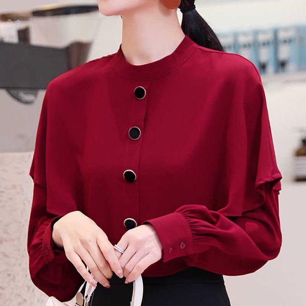 womens and blouses long sleeve ruffles chiffon blouse women shirts blusas mujer de moda casual blouse women c396 210602, White
womens and blouses long sleeve ruffles chiffon blouse women shirts blusas mujer de moda casual blouse women c396 210602, White