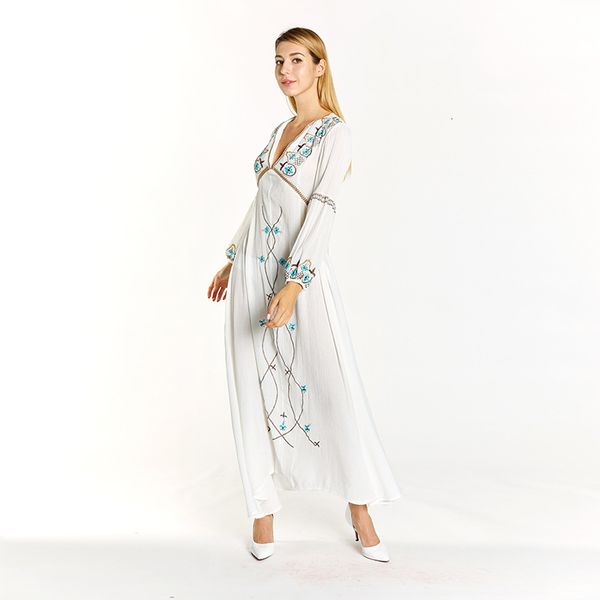 2020 spring and summer new trumpet women's bohemian heavy industry embroidered size big dress skirt beach, Black;gray
2020 spring and summer new trumpet women's bohemian heavy industry embroidered size big dress skirt beach, Black;gray