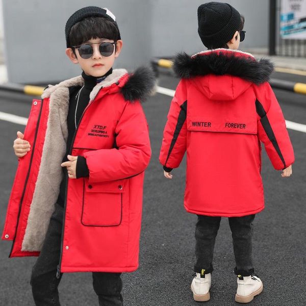 down coat -30 degree children cold winter plus velvet jackets for boys clothes snowsuit kids parka warm thicken teen outwear clothing, Blue;gray
down coat -30 degree children cold winter plus velvet jackets for boys clothes snowsuit kids parka warm thicken teen outwear clothing, Blue;gray