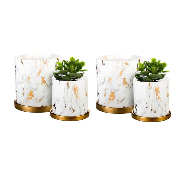 creative ceramic flowerpot nordic marbling round succulent pot set simple living room balcony courtyard with water hole and tray two sets
creative ceramic flowerpot nordic marbling round succulent pot set simple living room balcony courtyard with water hole and tray two sets