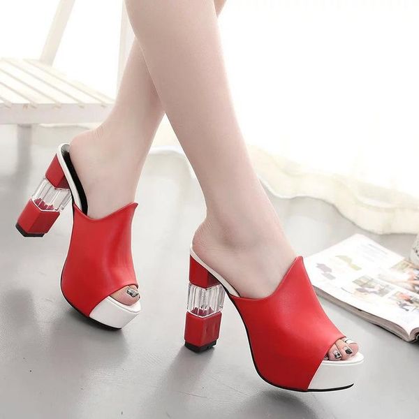 dress shoes 2021 summer fish mouth sandals female thick bottom was thin super high heel transparent with, Black
dress shoes 2021 summer fish mouth sandals female thick bottom was thin super high heel transparent with, Black