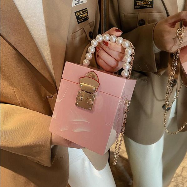 wholesale women handbag small fresh solid color hard box chain bag sweet candy-colored acrylic square handbags street trend marble beads fas, Black;red
wholesale women handbag small fresh solid color hard box chain bag sweet candy-colored acrylic square handbags street trend marble beads fas, Black;red
