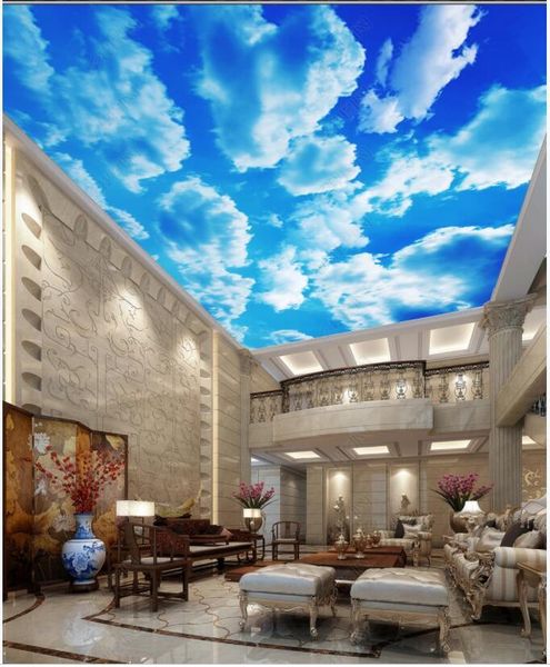 custom po 3d ceiling murals wallpaper blue sky and white clouds home decor wall for living room wallpapers
custom po 3d ceiling murals wallpaper blue sky and white clouds home decor wall for living room wallpapers