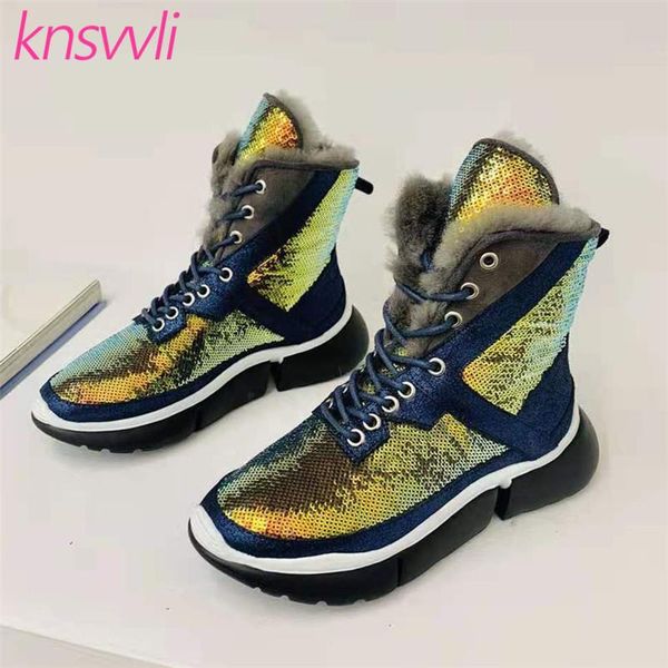 boots glittering snow women wool warm brand shoes casual sneakers thick sole flat sequins winter fur woman platform, Black
boots glittering snow women wool warm brand shoes casual sneakers thick sole flat sequins winter fur woman platform, Black