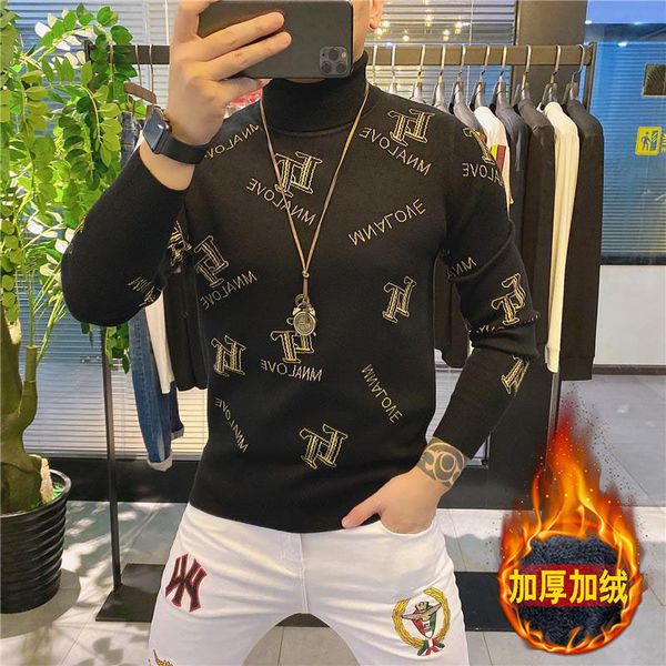 men's hoodies & sweatshirts european station 2021 winter male high collar plus veet korean style custom custom-made major fashion shirt, Black
men's hoodies & sweatshirts european station 2021 winter male high collar plus veet korean style custom custom-made major fashion shirt, Black