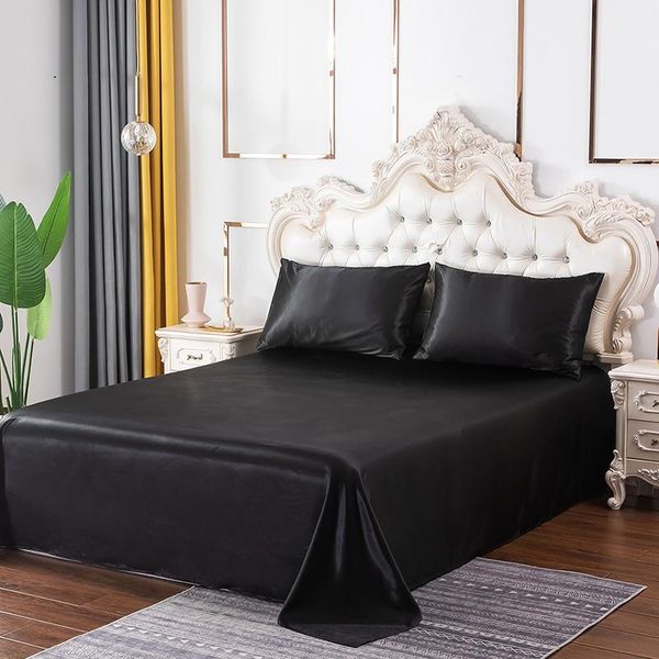sheets & sets solid color satin flat bed sheet 5 sizes soft smooth linen home mattress protective cover coverlet
sheets & sets solid color satin flat bed sheet 5 sizes soft smooth linen home mattress protective cover coverlet