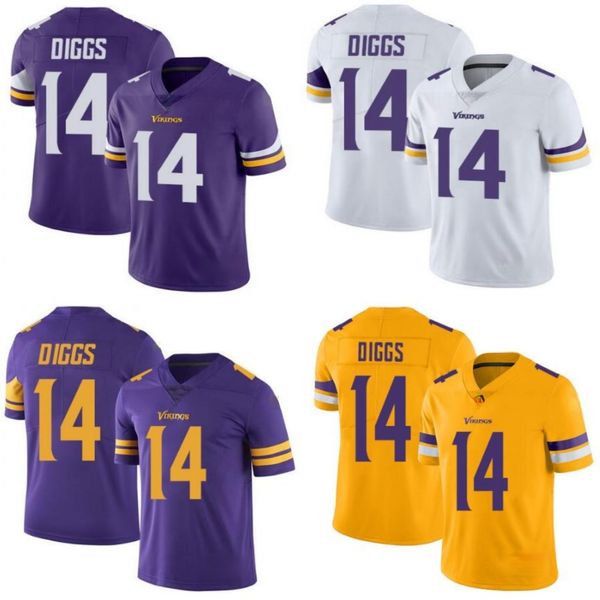minnesotavikingsmen #14 stefon diggs women youth limited rush jersey, Black 
minnesotavikingsmen #14 stefon diggs women youth limited rush jersey, Black