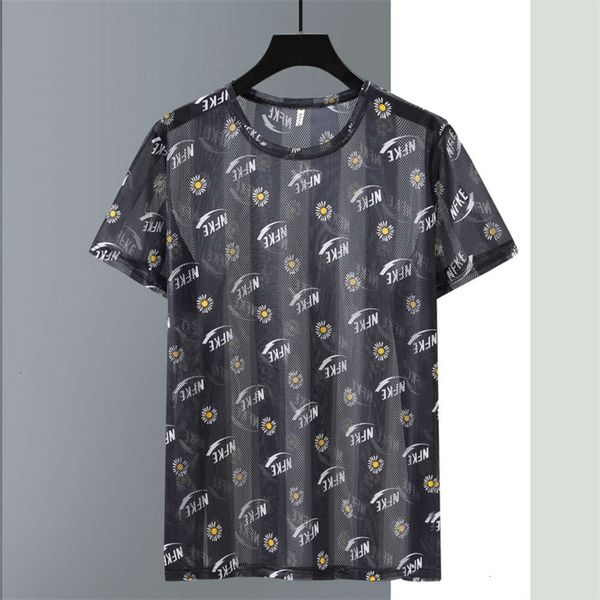 men's t-shirts 350 jin ultra thin mesh sunscreen short t-shirt extra large loose breathable fat half sleeve 64ng, White;black
men's t-shirts 350 jin ultra thin mesh sunscreen short t-shirt extra large loose breathable fat half sleeve 64ng, White;black