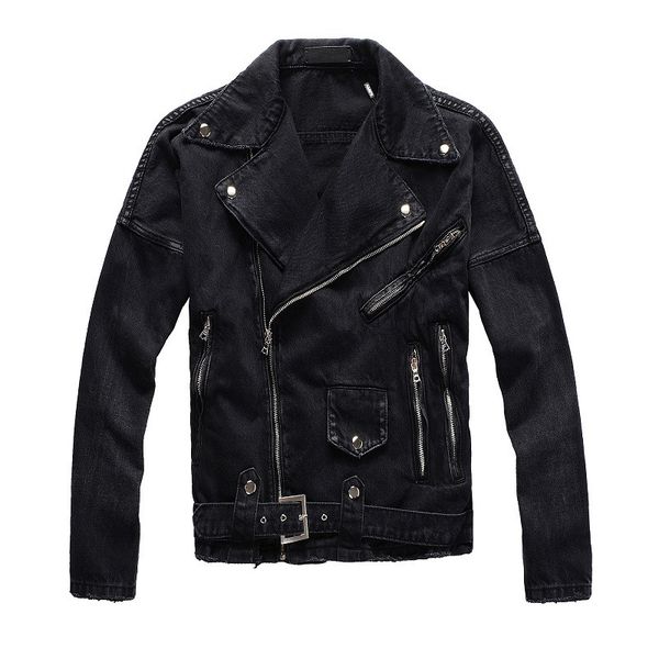 man denim jacket coat for winter motorcycle slim fit outdoor outwear casual hip hop zipper designer coats, Black;brown
man denim jacket coat for winter motorcycle slim fit outdoor outwear casual hip hop zipper designer coats, Black;brown