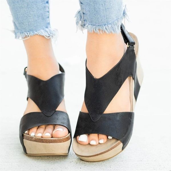 2021 fashion ankle strap open toe ladies shoes new women wedge sandals female platform fashion high heel sandals, Black
2021 fashion ankle strap open toe ladies shoes new women wedge sandals female platform fashion high heel sandals, Black