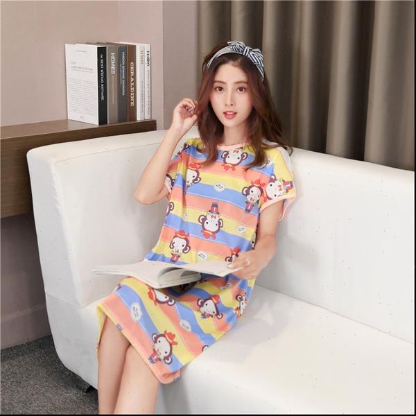 sanderala summer cartoon print women sleepwear lingerie milk silk cute animal nightgrown strap thin female nighty underwear, Black;red
sanderala summer cartoon print women sleepwear lingerie milk silk cute animal nightgrown strap thin female nighty underwear, Black;red