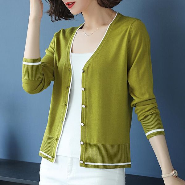 women's sweaters spring women thin knitwear long sleeve eelgant v-neck solid color knit cardigan, White;black
women's sweaters spring women thin knitwear long sleeve eelgant v-neck solid color knit cardigan, White;black