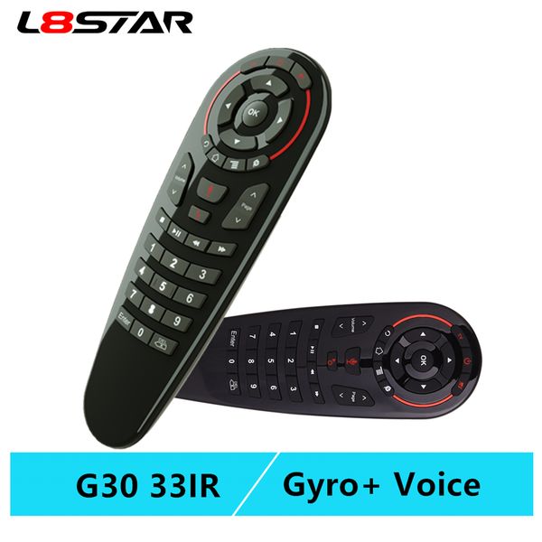 g30s voice air mouse universal remote control 33 keys ir learning gyro sensing wireless smart remote for android tv box x96 mini 
g30s voice air mouse universal remote control 33 keys ir learning gyro sensing wireless smart remote for android tv box x96 mini