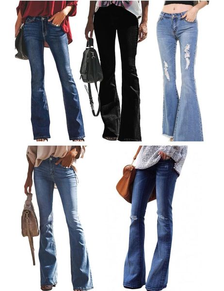 women's jeans arrival 5 styles fashion ripped flare for women street casual denim trousers autumn long wide leg pants s-2xl, Blue
women's jeans arrival 5 styles fashion ripped flare for women street casual denim trousers autumn long wide leg pants s-2xl, Blue