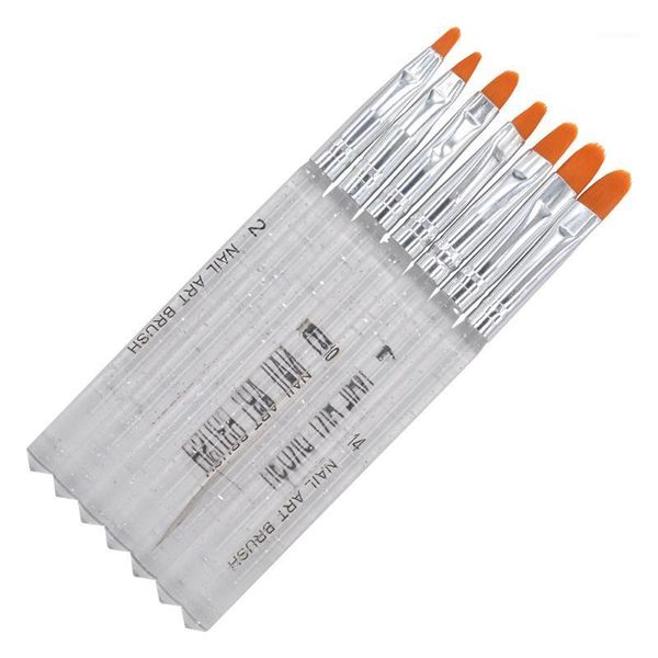 7pcs/set acrylic uv gel brush flat painting drawing pen nail art design set liner polish builder tool kit1, Yellow
7pcs/set acrylic uv gel brush flat painting drawing pen nail art design set liner polish builder tool kit1, Yellow