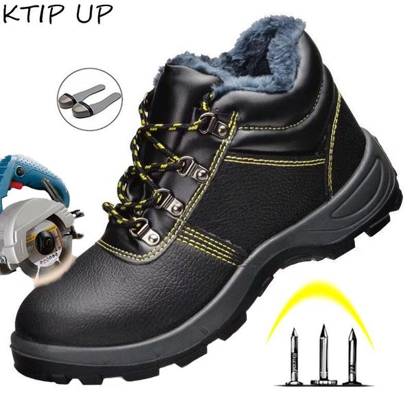 boots men safety shoes steel toe anti-smashing anti-puncture work snow anti-slip, Black
boots men safety shoes steel toe anti-smashing anti-puncture work snow anti-slip, Black