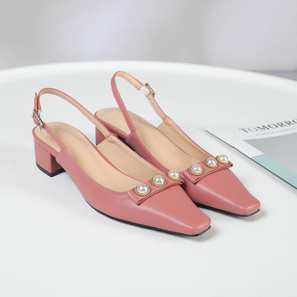 dress shoes fashion style pearl woman square toe med heels comfortable ankle strap sandals slingbacks pumps string beads, Black
dress shoes fashion style pearl woman square toe med heels comfortable ankle strap sandals slingbacks pumps string beads, Black