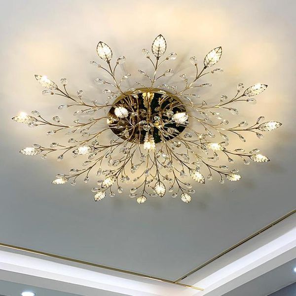 ceiling lights 90cm large crystal leaf light surface lighting fixture kitchen dining room g4 led lampe gold fixtures
ceiling lights 90cm large crystal leaf light surface lighting fixture kitchen dining room g4 led lampe gold fixtures