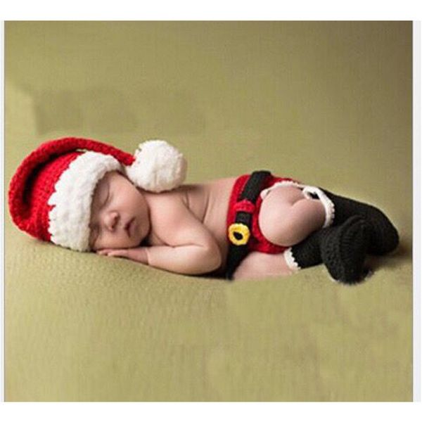 factory wholesale 50% off christmas pgraphy hand woven clothes hat newborn baby props, Blue;gray