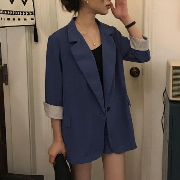 women's tracksuits 2021 autumn female korean style temperament thin small suit short-sleeved + shorts two-piece df443, Gray
women's tracksuits 2021 autumn female korean style temperament thin small suit short-sleeved + shorts two-piece df443, Gray