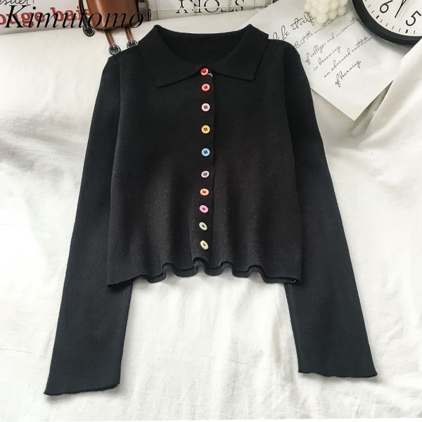 kimutomo vintage turn-down collar knitted cardigans women gentle solid single breasted long sleeve short outwear korea chic 210521, White
kimutomo vintage turn-down collar knitted cardigans women gentle solid single breasted long sleeve short outwear korea chic 210521, White