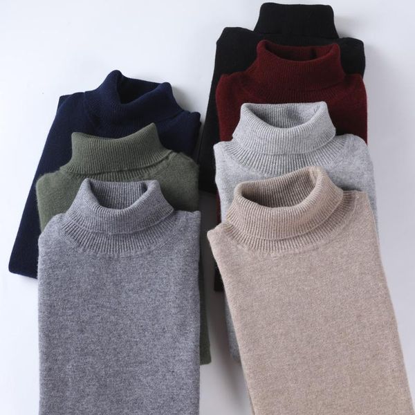 men's sweaters 100% pure goat cashmere knitted man turtleneck pullovers long sleeve grade winter warm male solid-color knitwears, White;black
men's sweaters 100% pure goat cashmere knitted man turtleneck pullovers long sleeve grade winter warm male solid-color knitwears, White;black