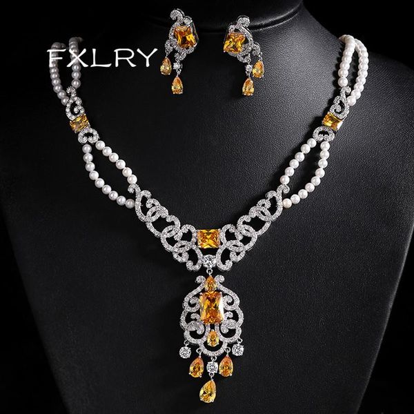 earrings & necklace fxlry vintage white color arrow heart with square shape cz and pearl jewelry sets for party accessories, Silver
earrings & necklace fxlry vintage white color arrow heart with square shape cz and pearl jewelry sets for party accessories, Silver