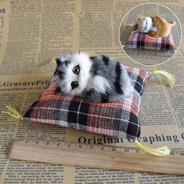 decorative objects & figurines simulation sleeping cat with cute cloth pad plush cats fake animal model funny gift imitation doll home desk
decorative objects & figurines simulation sleeping cat with cute cloth pad plush cats fake animal model funny gift imitation doll home desk