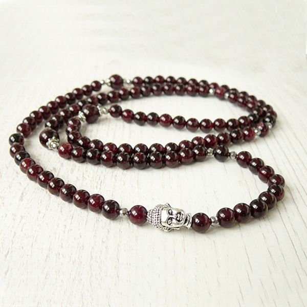 necklace or bracelet garnet yoga gift buddha garnet prayer wrap bracelets, Black
necklace or bracelet garnet yoga gift buddha garnet prayer wrap bracelets, Black