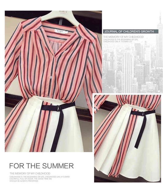 two piece dress women's off shoulder striped shirt, high waist button mini skirt, suit set 2-piece, White
two piece dress women's off shoulder striped shirt, high waist button mini skirt, suit set 2-piece, White