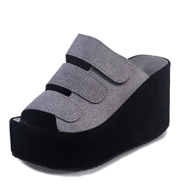 fashion women slippers shoes woman wedges platform sandals heels beach summer slides, Black
fashion women slippers shoes woman wedges platform sandals heels beach summer slides, Black