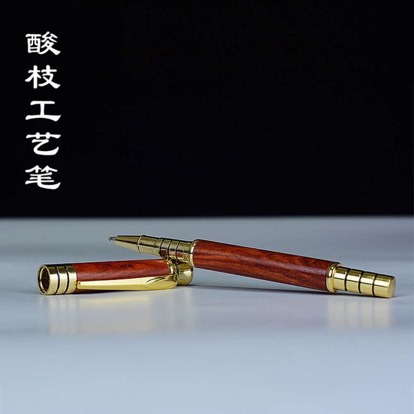 the pen acid branch mahogany craft neutral gold nanman water wave ball point advanced pen dual purpose business gift
the pen acid branch mahogany craft neutral gold nanman water wave ball point advanced pen dual purpose business gift