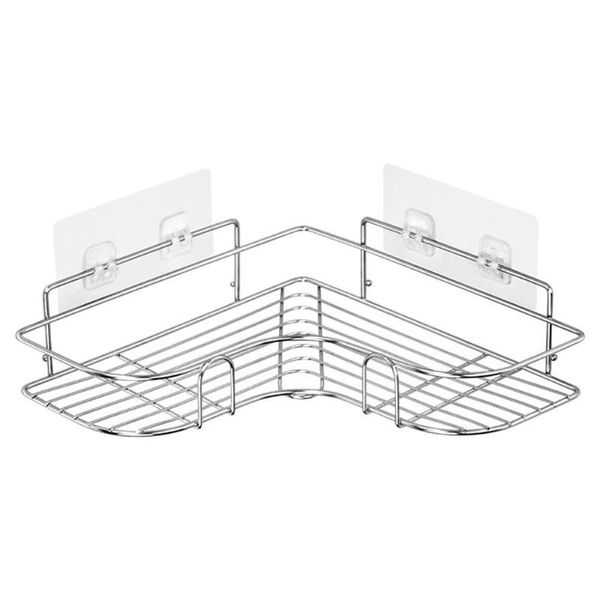 bathroom storage & organization stainless steel rack punch-singer layer triangle wall mounted shelf for kitchen bedroom
bathroom storage & organization stainless steel rack punch-singer layer triangle wall mounted shelf for kitchen bedroom