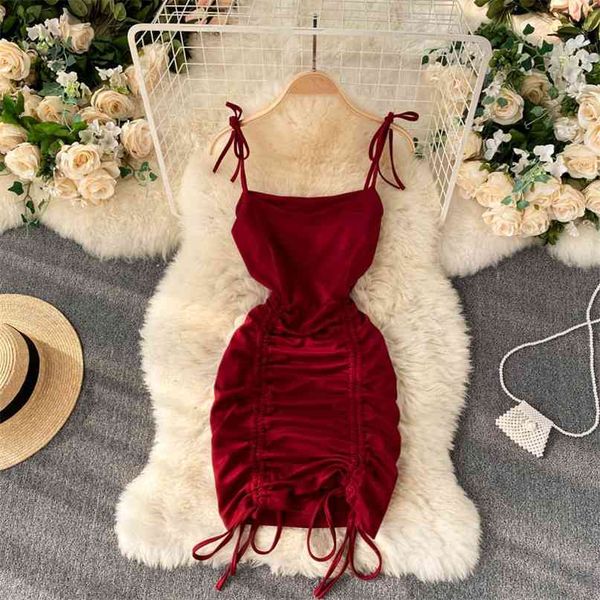 bow tied spaghetti strap bodycon mini dress women summer sleeveless drawstring ruched casual streetwear club party vestidos 210603, Black;gray
bow tied spaghetti strap bodycon mini dress women summer sleeveless drawstring ruched casual streetwear club party vestidos 210603, Black;gray