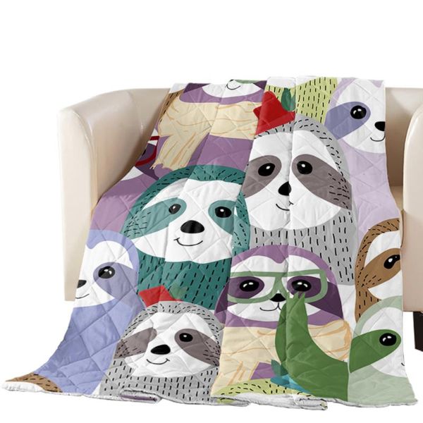 comforters & sets collection sloth families print summer quilt polyester air-conditioning comforter soft blanket bedspread bed cover
comforters & sets collection sloth families print summer quilt polyester air-conditioning comforter soft blanket bedspread bed cover