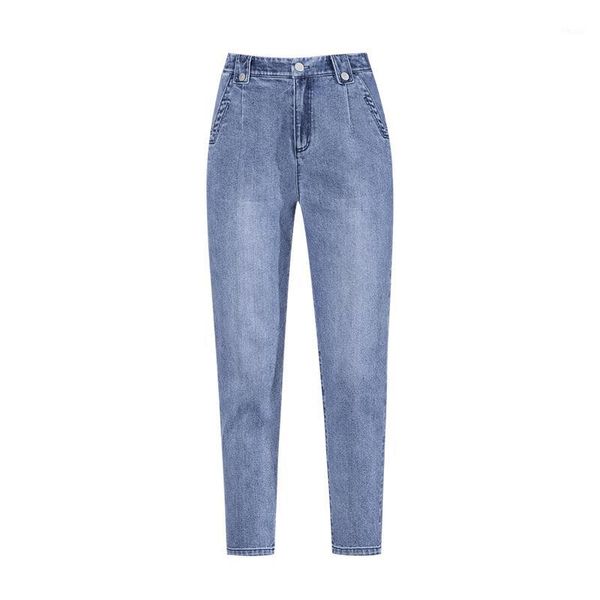 women's jeans 2021 spring and summer elastic waist women high loose harem trousers1, Blue
women's jeans 2021 spring and summer elastic waist women high loose harem trousers1, Blue