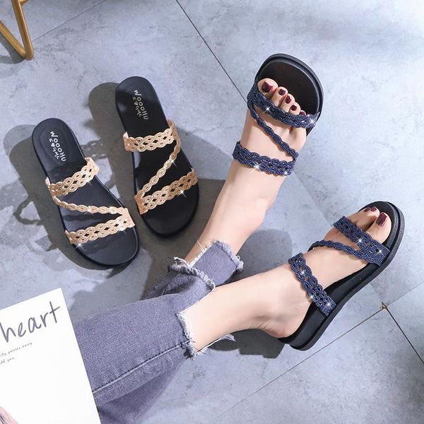 flat outdoor slippers sandals foot ring straps roman low slope with women's shoes heel, Black
flat outdoor slippers sandals foot ring straps roman low slope with women's shoes heel, Black