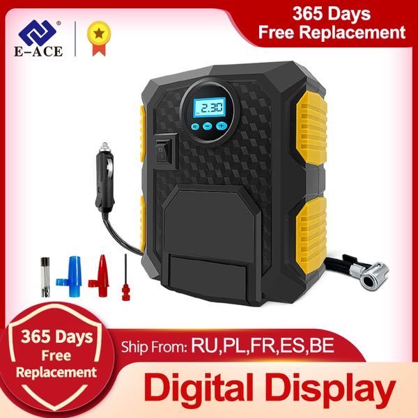 e-ace tire inflatable compressor auto air pump for car motorcycle 12v digital tyre inflator 150 psi
e-ace tire inflatable compressor auto air pump for car motorcycle 12v digital tyre inflator 150 psi