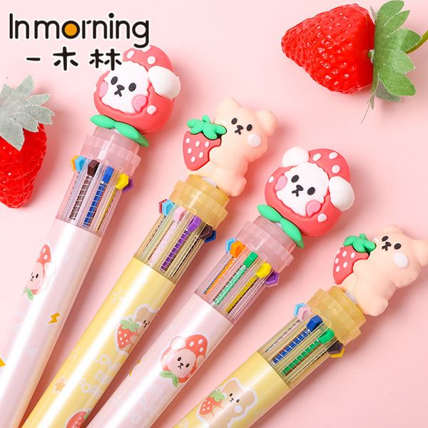 painting pens one wood fort 10 ball point strawberry bear hand account marker student stationery cartoon multi color pen, Black;red
painting pens one wood fort 10 ball point strawberry bear hand account marker student stationery cartoon multi color pen, Black;red