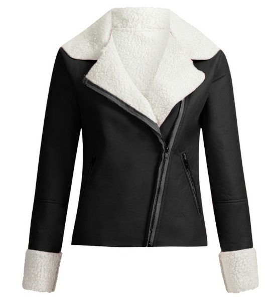women's jackets women short winter warm plush high waist coats female wild casual long sleeve open stitch bomber jacket outwe, Black;brown
women's jackets women short winter warm plush high waist coats female wild casual long sleeve open stitch bomber jacket outwe, Black;brown