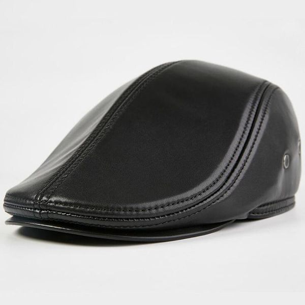 visors genuine leather visor hat male sheepskin fashion worker cap middle age old man dad warm autumn winter ear protection hats h260, Blue;gray 
visors genuine leather visor hat male sheepskin fashion worker cap middle age old man dad warm autumn winter ear protection hats h260, Blue;gray