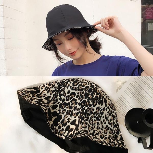wide brim hats retro leopard print cotton double-sided brims all-match fall spring bucket for women & men lovers, Blue;gray
wide brim hats retro leopard print cotton double-sided brims all-match fall spring bucket for women & men lovers, Blue;gray
