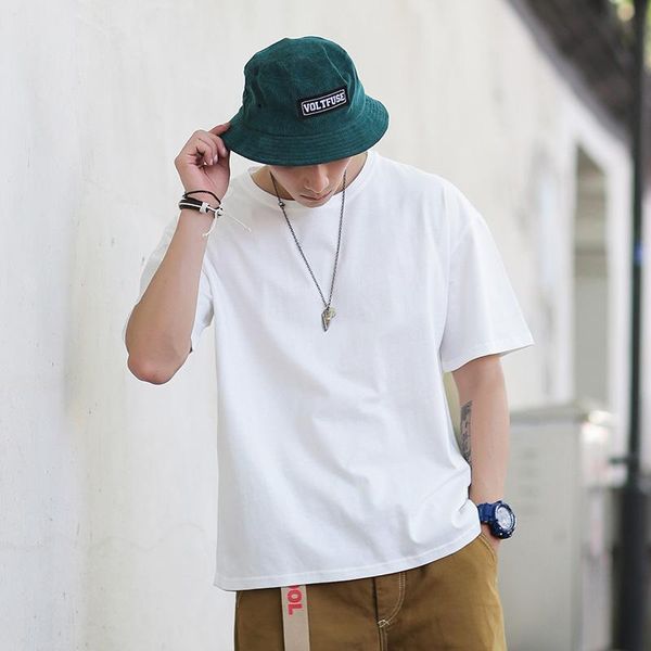men's t-shirts short sleeve t-shirt base shirt solid color summer clothes loose cotton half, White;black
men's t-shirts short sleeve t-shirt base shirt solid color summer clothes loose cotton half, White;black