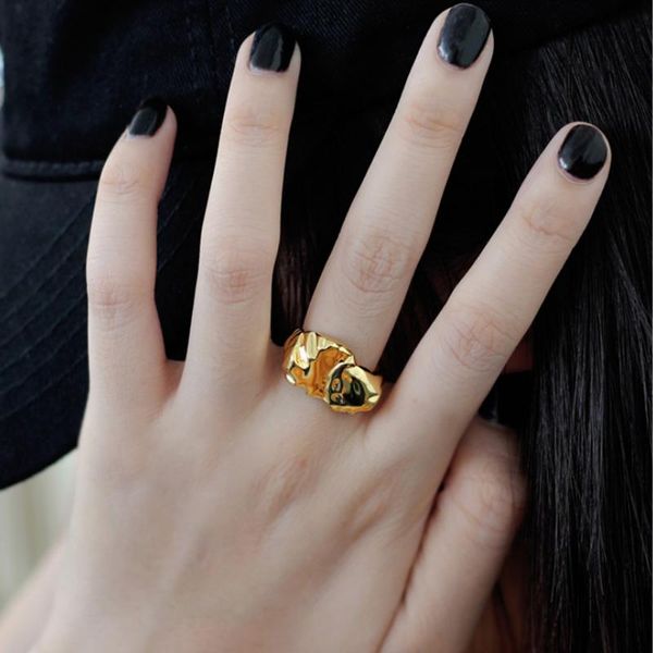 cluster rings silvology 925 sterling silver irregular stone texture thick wide for women simple luxury jewelry design, Golden;silver
cluster rings silvology 925 sterling silver irregular stone texture thick wide for women simple luxury jewelry design, Golden;silver