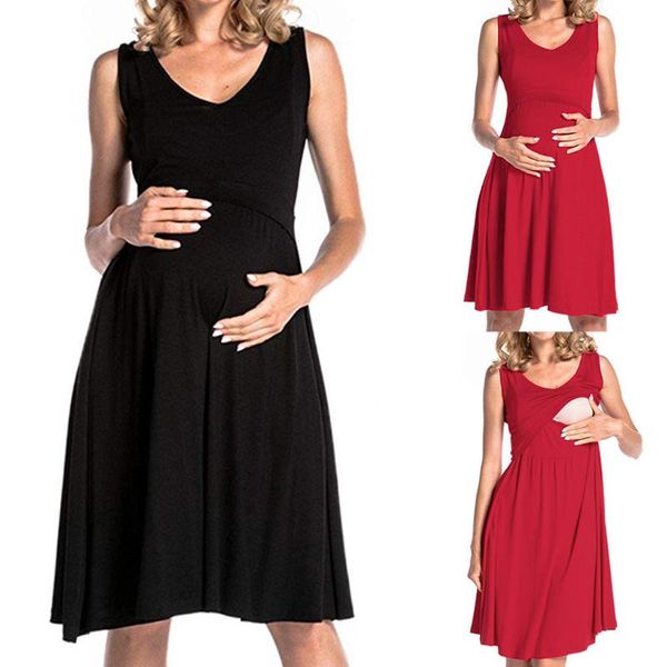 maternity dresses 2021 fashion women's sleeveless breastfeeding dress nursing baby nightgown nightshirt sleepwear summer, White
maternity dresses 2021 fashion women's sleeveless breastfeeding dress nursing baby nightgown nightshirt sleepwear summer, White