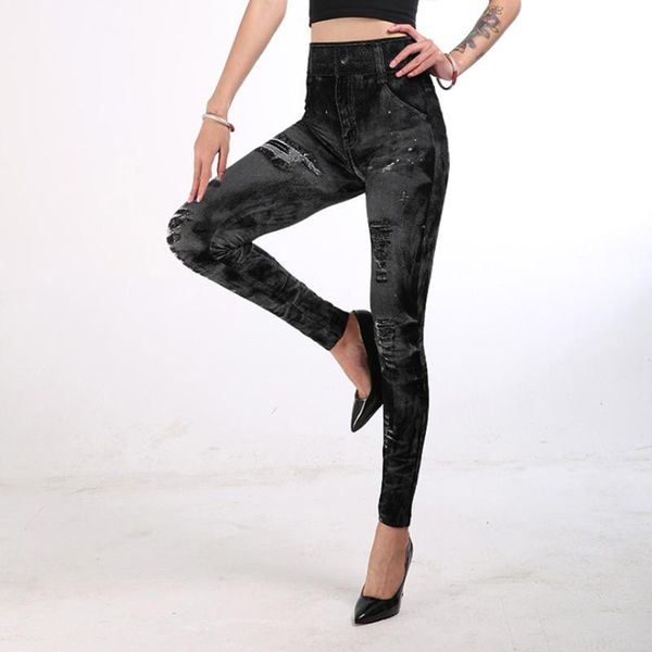 women's leggings push up women imitation denim pants workout high waist legins gym clothing fitness pant punk joggers leggins, Black
women's leggings push up women imitation denim pants workout high waist legins gym clothing fitness pant punk joggers leggins, Black