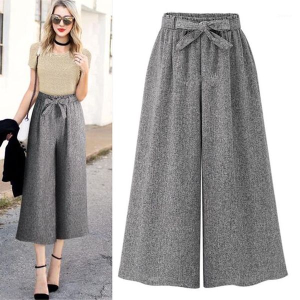 women's pants & capris drawstring wide leg for women spring summer elastic high waist elegant loose long black gray pant trousers femme, Black;white
women's pants & capris drawstring wide leg for women spring summer elastic high waist elegant loose long black gray pant trousers femme, Black;white